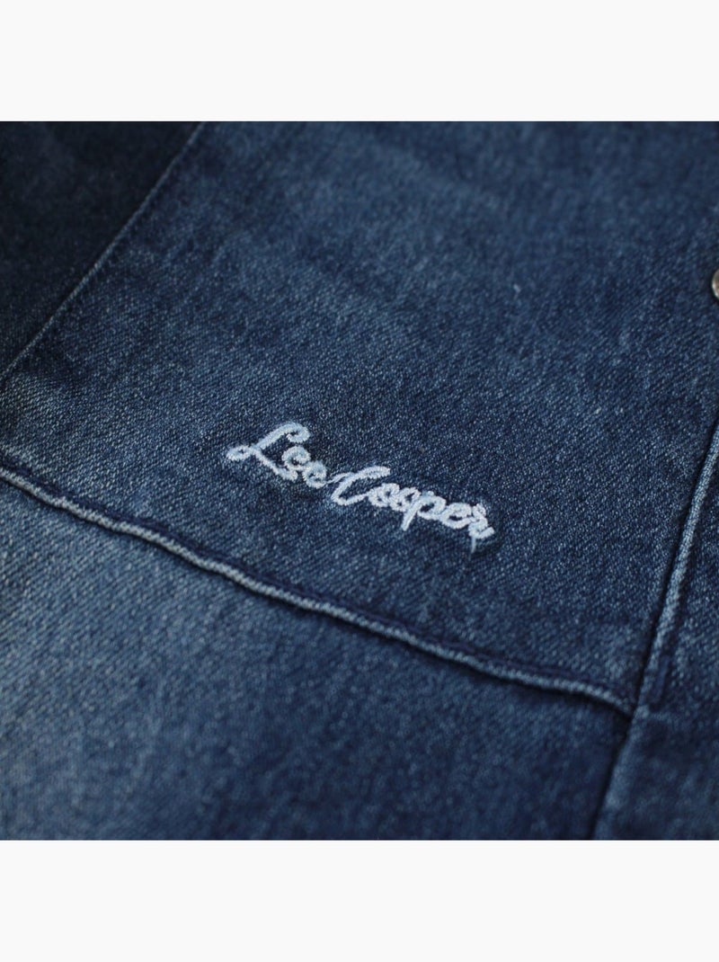 Lee cooper - jean coupe large, taille élastique à cordon et poches cargo Bleu - Kiabi