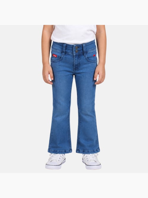 Lee cooper - jean coupe large, taille haute et fermeture boutonnée - Kiabi