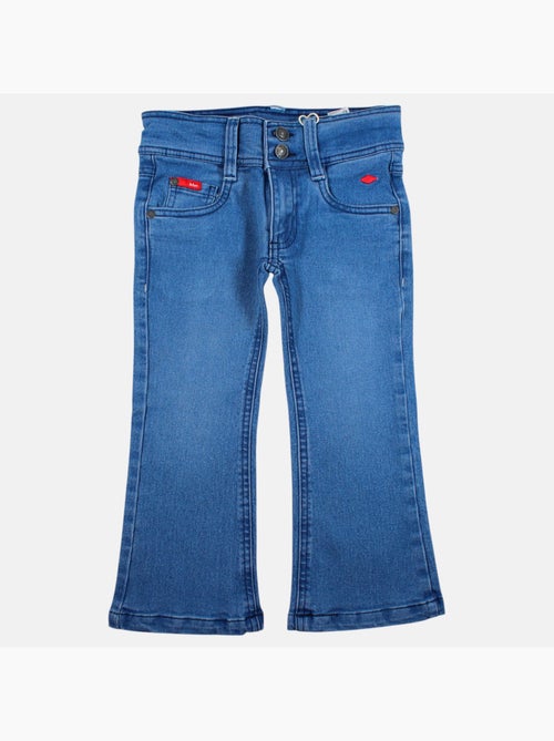 Lee cooper - jean coupe large, taille haute et fermeture boutonnée - Kiabi
