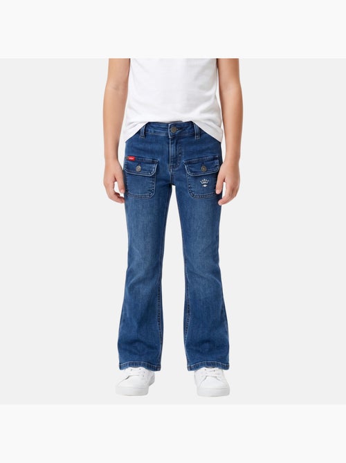 Lee cooper - jean coupe large, taille haute et fermeture boutonnée - Kiabi