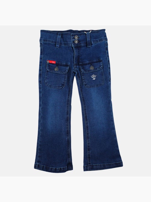 Lee cooper - jean coupe large, taille haute et fermeture boutonnée - Kiabi