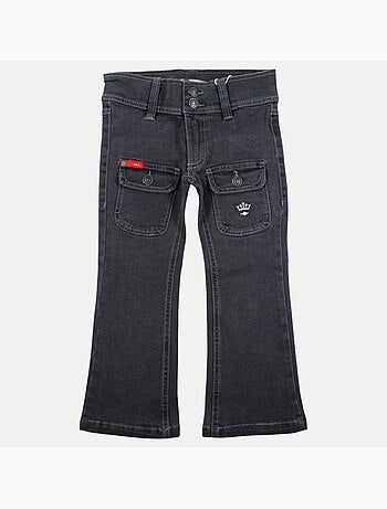 Lee cooper - jean coupe large, taille haute et fermeture boutonnée