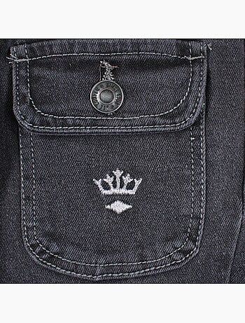 Lee cooper - jean coupe large, taille haute et fermeture boutonnée