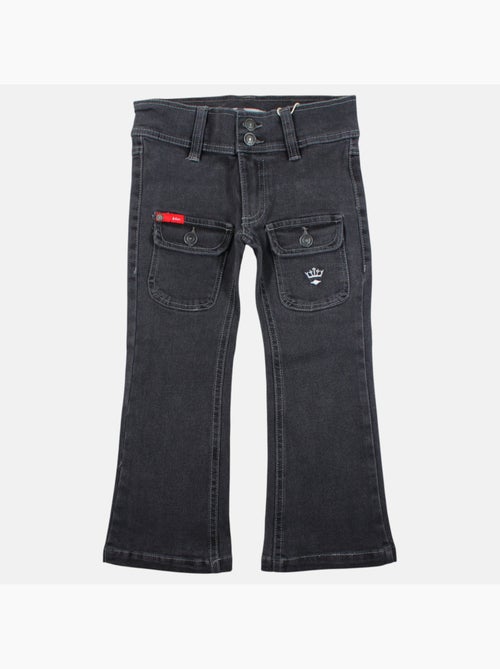 Lee cooper - jean coupe large, taille haute et fermeture boutonnée - Kiabi
