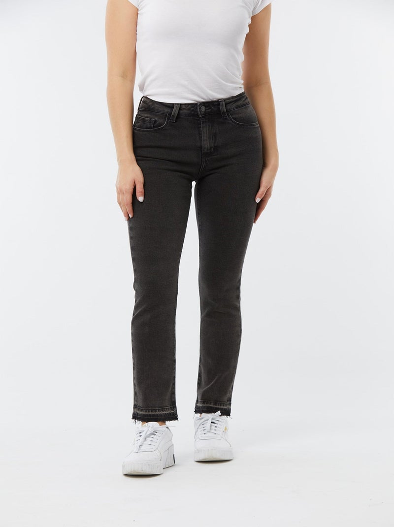 Lee Cooper - Jean femme LC161 L32 Noir stoned shadow Noir - Kiabi
