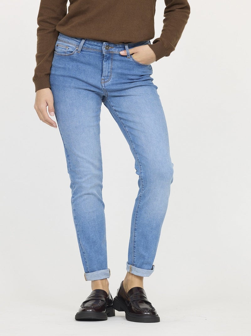 Lee Cooper - Jean JAMIA Double Stone Brushed Gris - Kiabi