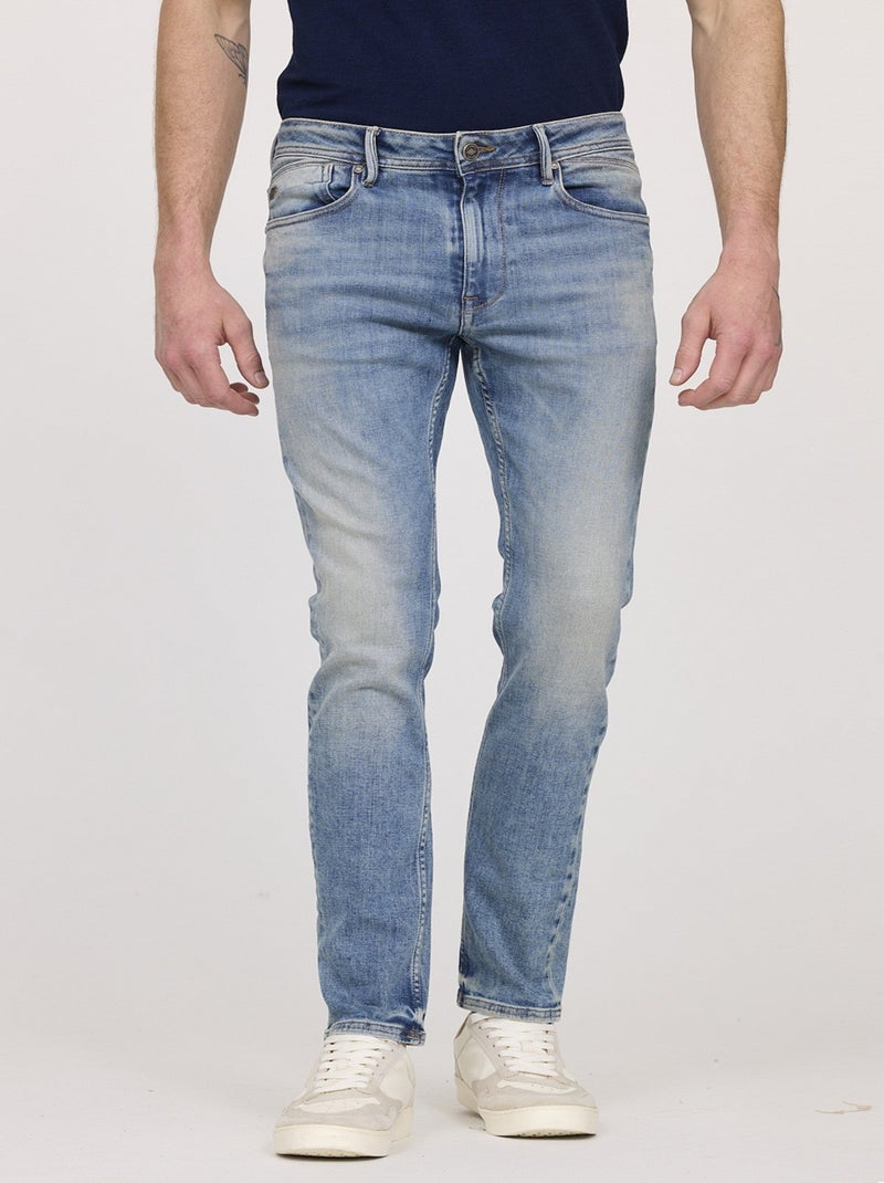 Lee Cooper - Jean JAMOR Double stone dirty Gris - Kiabi