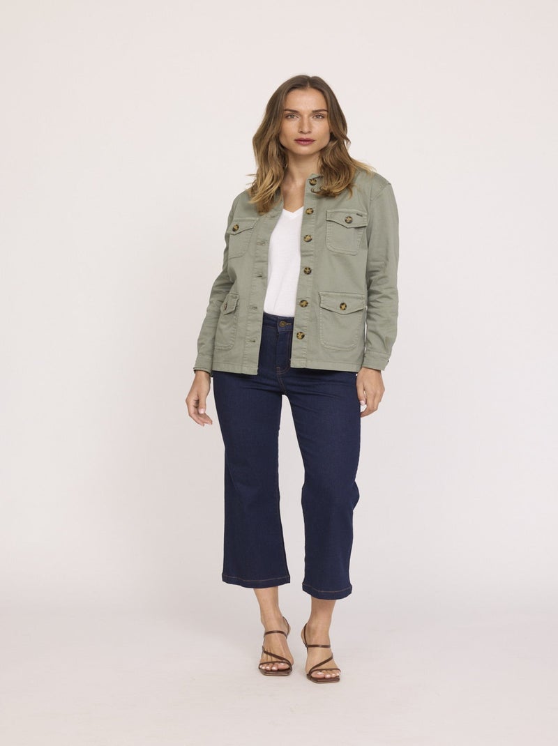 Lee Cooper - Jean JEMMA Rinsed Beige gris - Kiabi