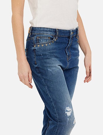 Lee Cooper - Jean JOHANA Medium Blue Destroy