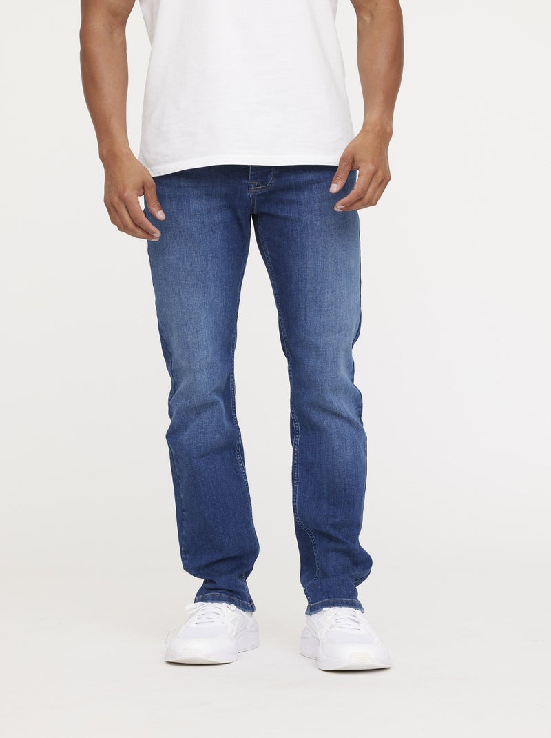 Lee Cooper - Jean JOKER Dark Medium Brushed Bleu - Kiabi