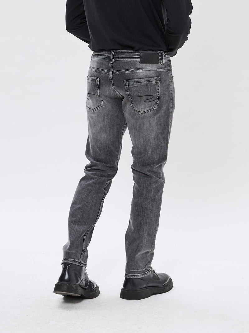 Lee Cooper - Jean JORDY Dark Grey Noir Argenté - Kiabi