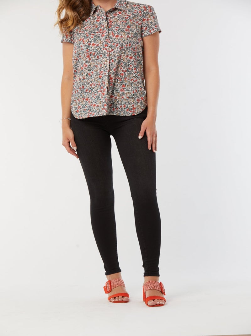 Lee Cooper - Jean LC115 Black Skinny L32 Noir - Kiabi