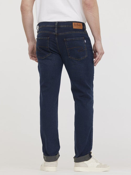 Lee Cooper - Jean LC122 Blue Black Piqué Brushed - L34 - Kiabi