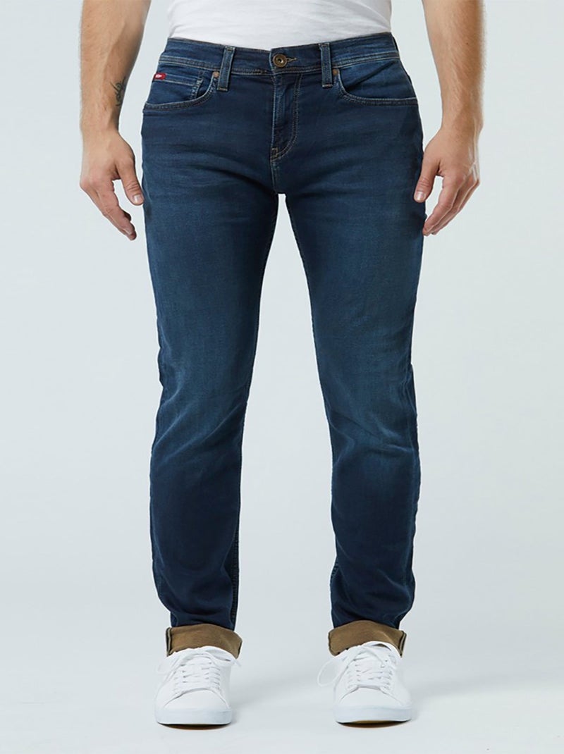 Lee Cooper - Jean LC122 Dark Brushed Noir/Argent - Kiabi