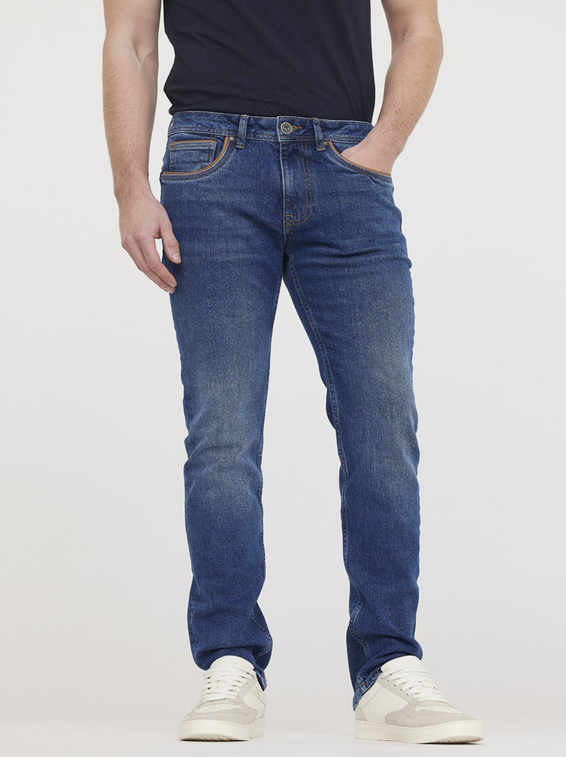 Lee Cooper - Jean LC122 Double Stone Brushed Gris - Kiabi