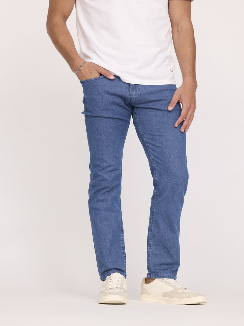 Lee Cooper - Jean LC122 L34 Double Stone Used Gris - Kiabi