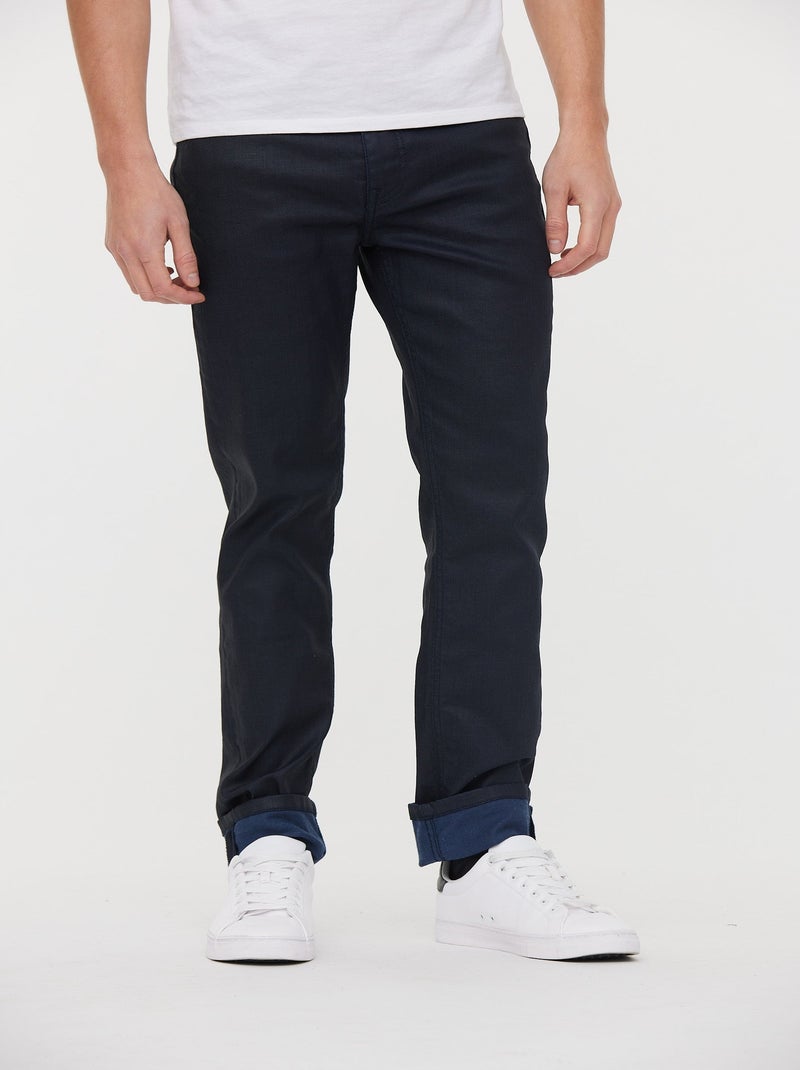 Lee Cooper - Jean LC122 Marine Coatted Bleu - Kiabi