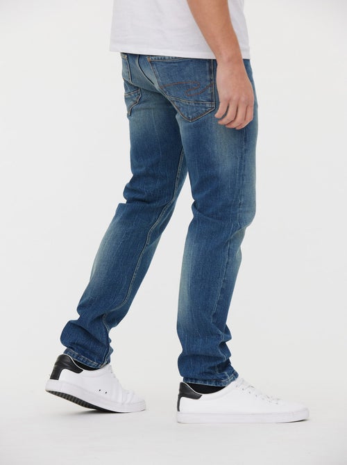 Lee Cooper - Jean LC122 Medium Blue Brushed L34 - Kiabi