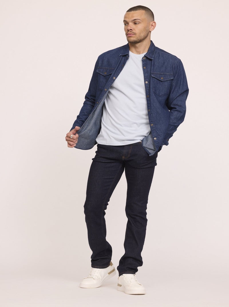 Lee Cooper - Jean LC126 L34 Rinsed Beige gris - Kiabi