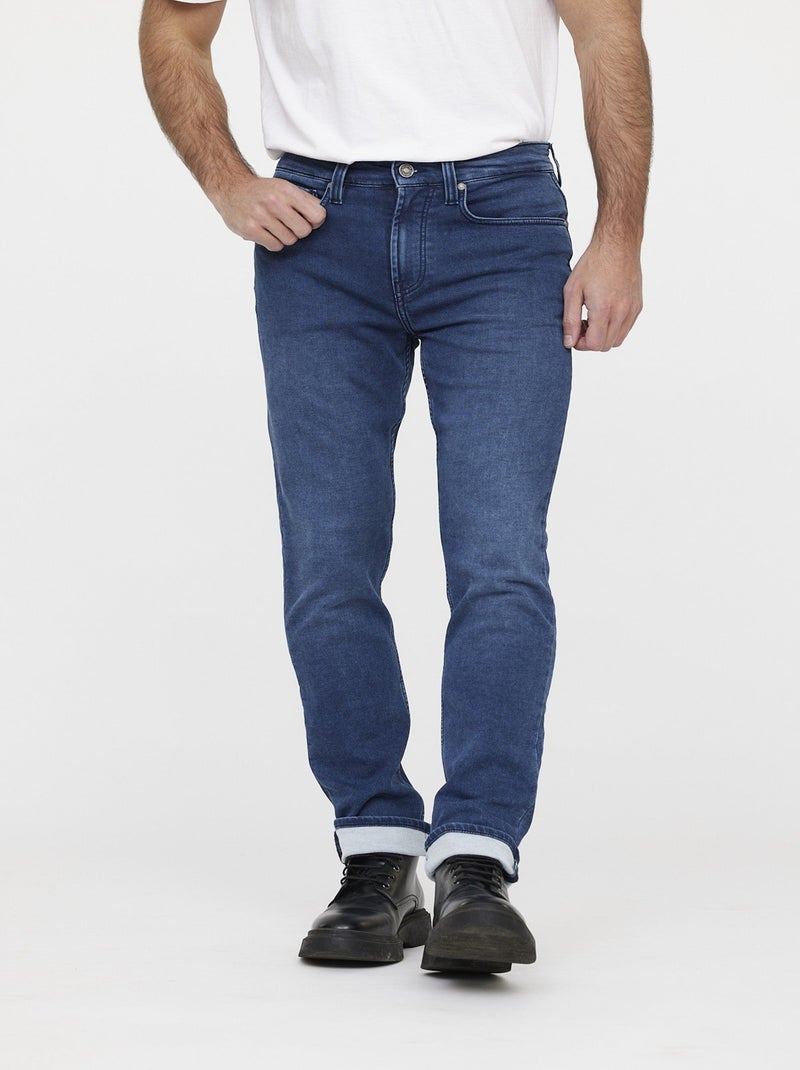 Lee Cooper - Jean LC126 Medium Blue Brushed Bleu - Kiabi