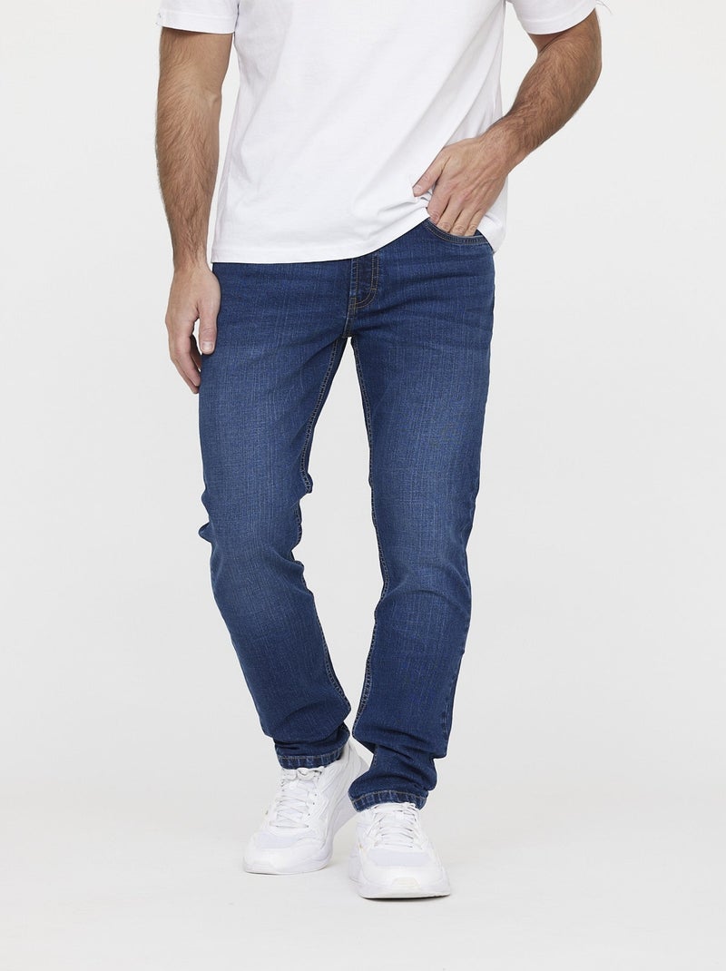 Lee Cooper - Jean LC128 Blue Brushed Bleu anthracite - Kiabi