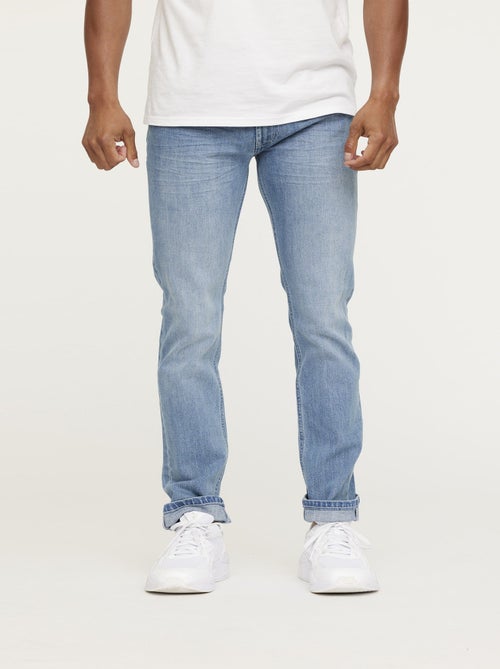 Lee Cooper - Jean LC128 Light Medium Blue Brushed - Kiabi