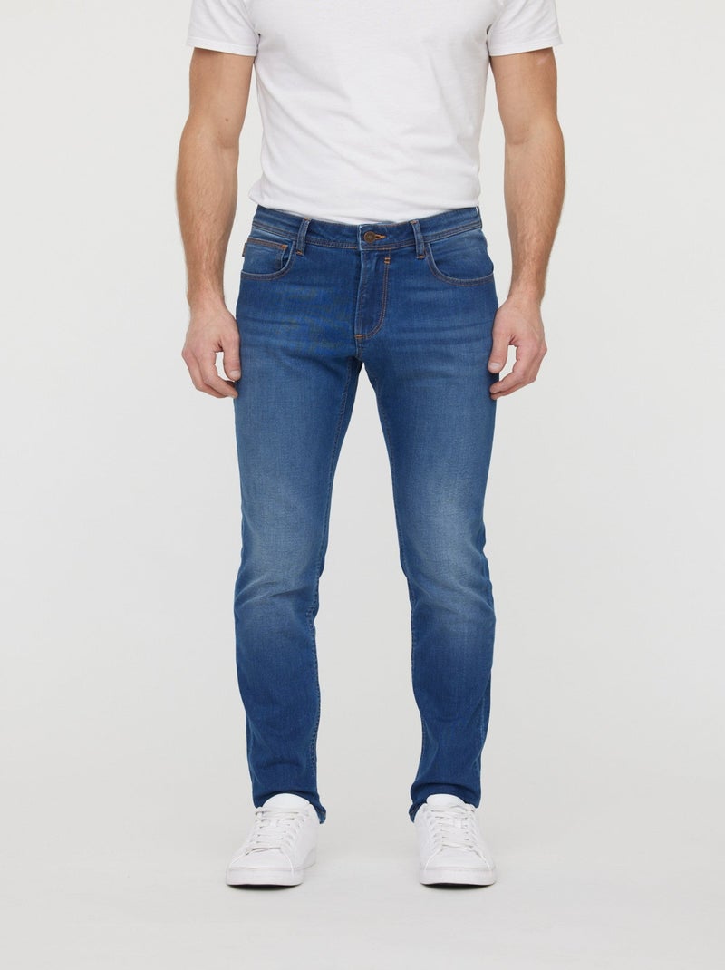 Lee Cooper - Jean LC128 Medium Blue Dirty Bleu - Kiabi