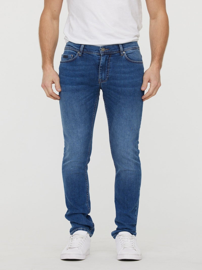 Lee Cooper - Jean LC132 Medium Blue Brushed Bleu - Kiabi