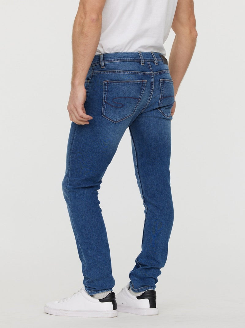 Lee Cooper - Jean LC132 Medium Blue Brushed Bleu - Kiabi
