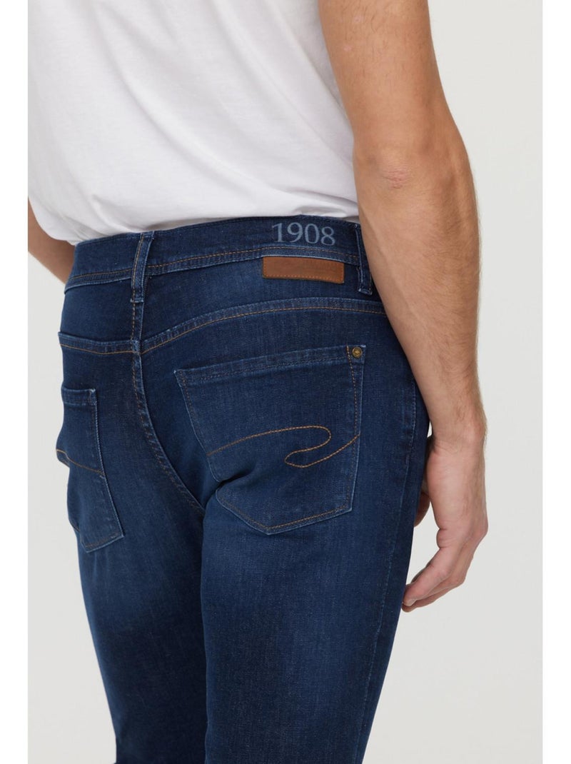 Lee Cooper - Jean LC132 Medium Blue Brushed Bleu - Kiabi