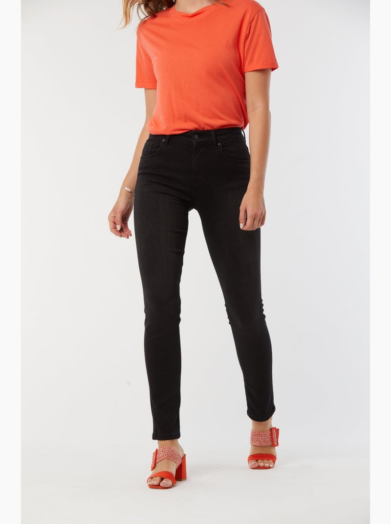 Lee Cooper - Jean LC135 Black Black Noir - Kiabi