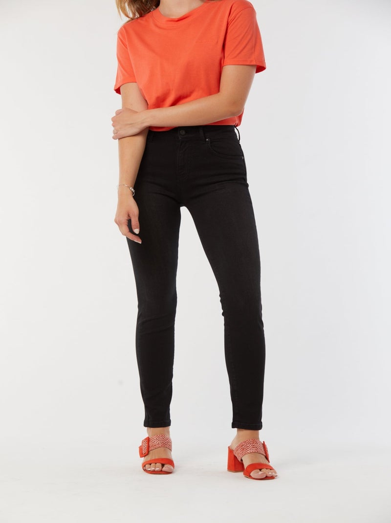 Lee Cooper - Jean LC135 Black L32 Noir - Kiabi