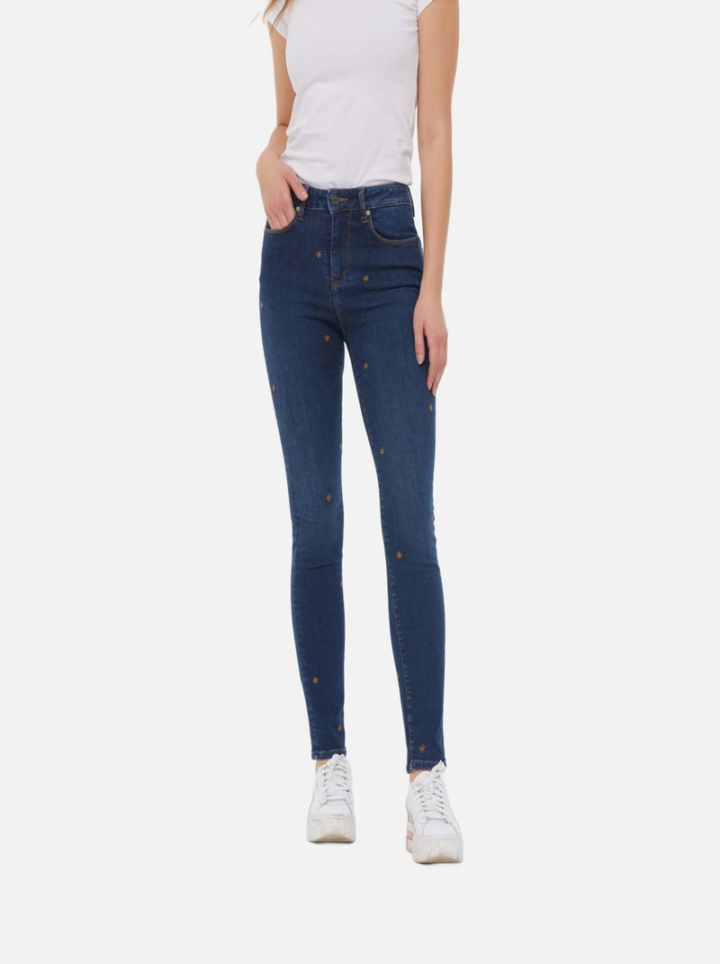 Lee Cooper - Jean LC135F Stone Used L30 Gris - Kiabi