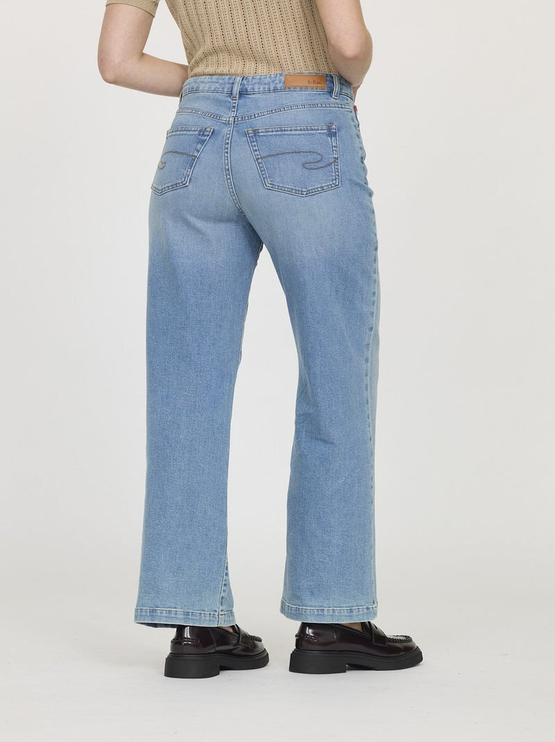 Lee Cooper - Jean LC171 Bleached brushed Vert sauge/Blanc cassé/Sable - Kiabi