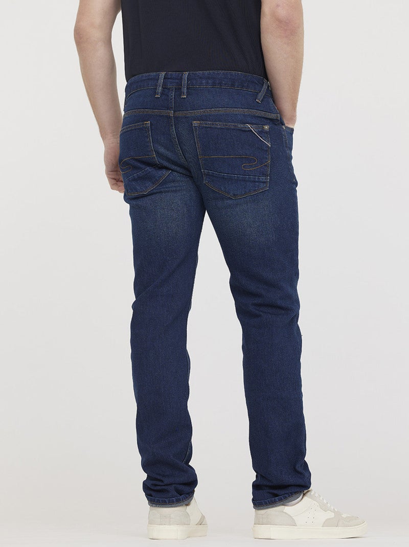 Lee Cooper - Jean LONGJOHN Deep Blue Brushed - L34 Bleu - Kiabi