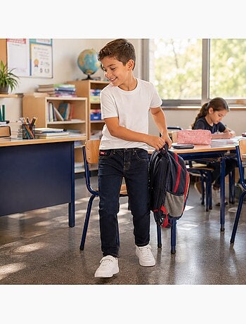 Lee cooper - jean slim 5 poches, coupe droite