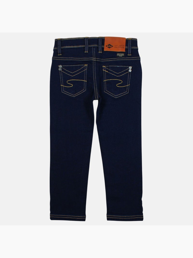 Lee cooper - jean slim 5 poches, coupe droite Bleu marine - Kiabi