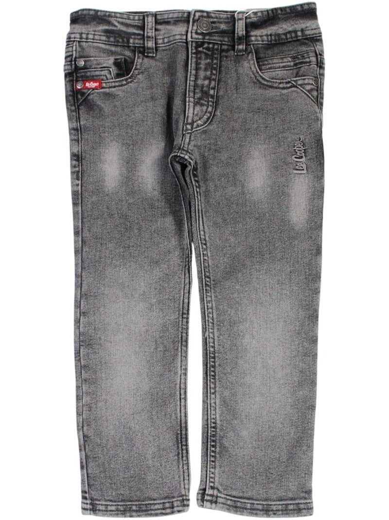 Lee cooper - jean slim 5 poches, coupe droite Gris - Kiabi