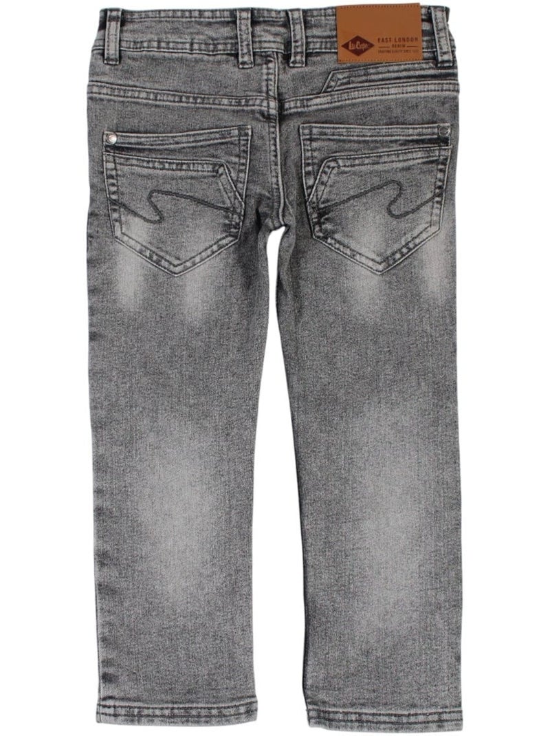 Lee cooper - jean slim 5 poches, coupe droite Gris - Kiabi