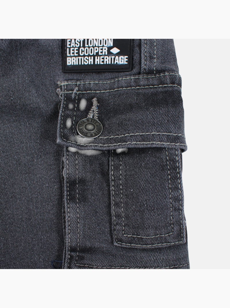 Lee cooper - jeans garçon avec cordon Gris - Kiabi