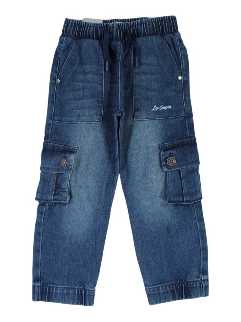 Lee Cooper - Jeans imprimé Lee Cooper en coton Bleu - Kiabi
