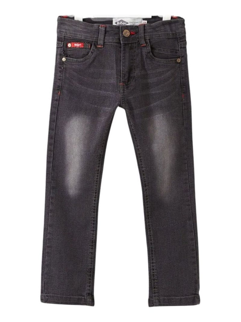 Lee Cooper - Jeans imprimé Lee Cooper en coton Gris - Kiabi