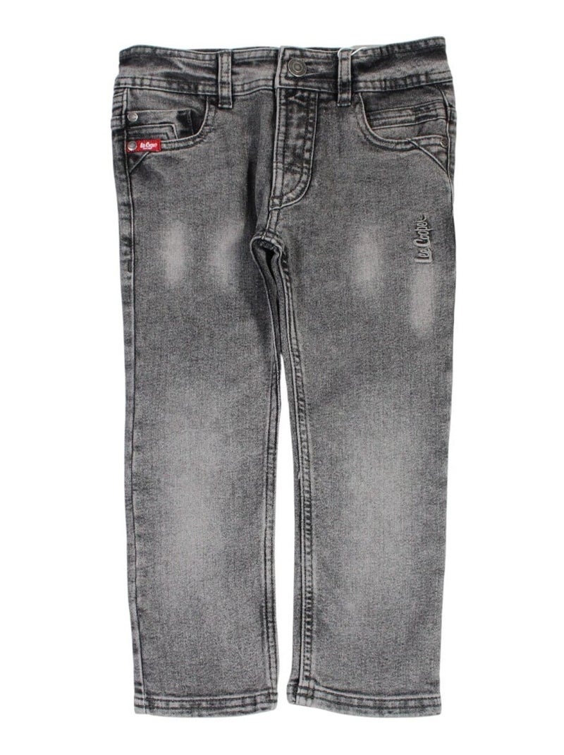 Lee Cooper - Jeans imprimé Lee Cooper en coton Gris - Kiabi