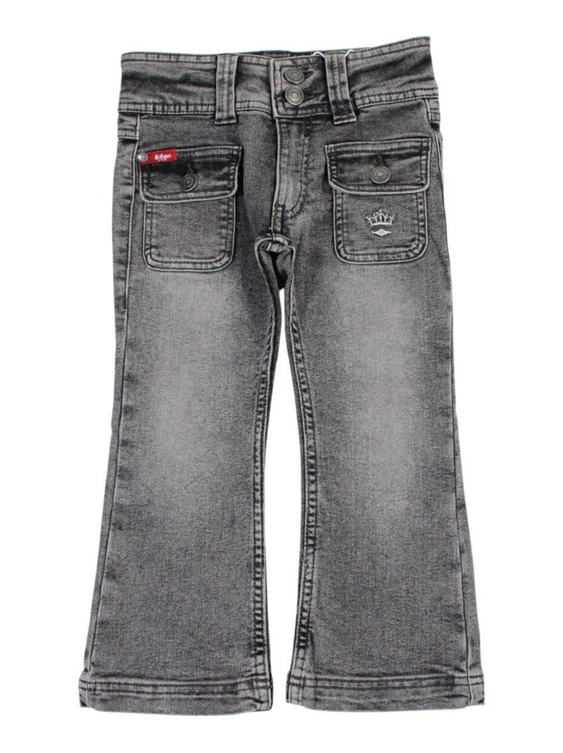 Lee Cooper - Jeans imprimé Lee Cooper en coton Gris - Kiabi