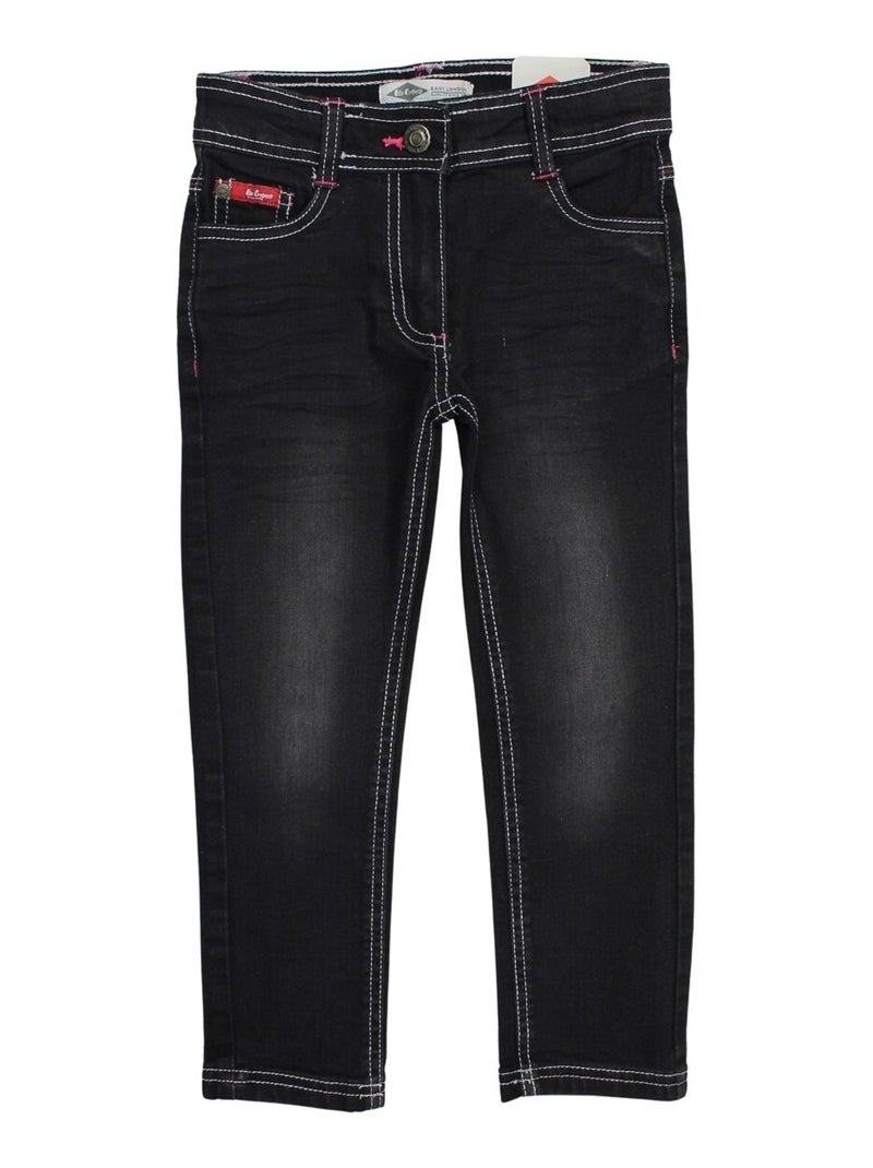 Lee Cooper - Jeans imprimé Lee Cooper en coton Noir - Kiabi