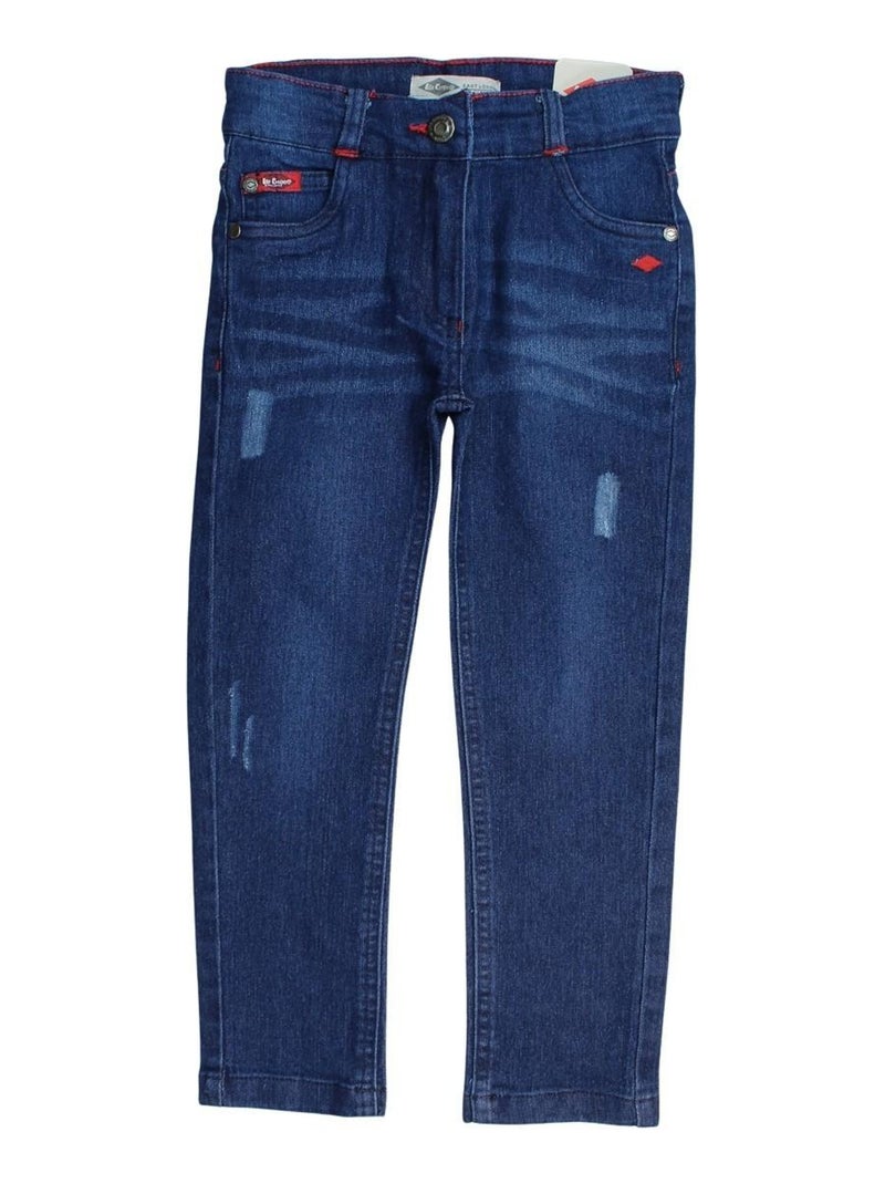 Lee Cooper - Jeans imprimé logo en coton Bleu - Kiabi