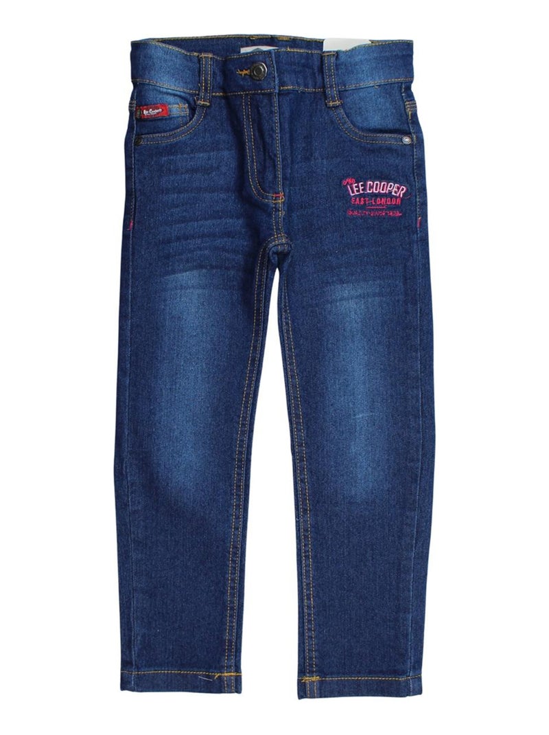 Lee Cooper - Jeans imprimé logo en coton Bleu - Kiabi