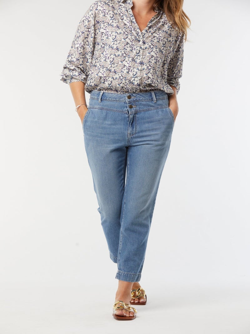 Lee Cooper - Jeans JENUS Light blue brushed Bleu - Kiabi