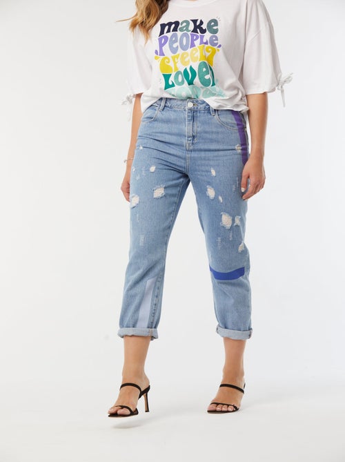 Lee Cooper - Jeans JULIE Bleach - L32 - Kiabi