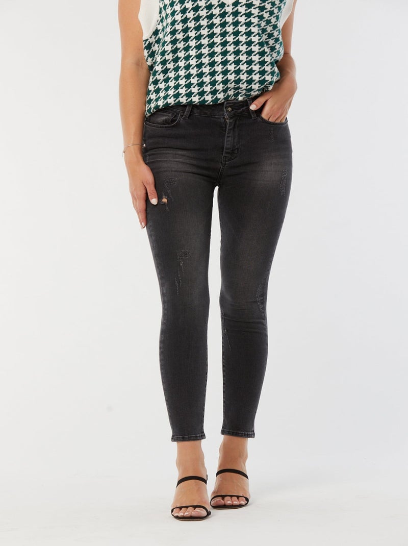 Lee Cooper - Jeans LC115 Noir - L32 Noir - Kiabi
